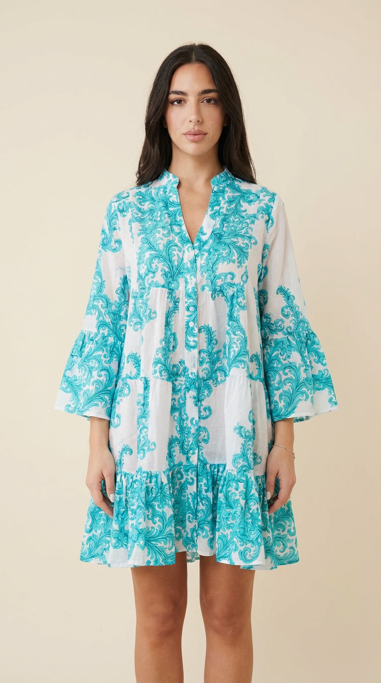 Vestido Positano Turquesa